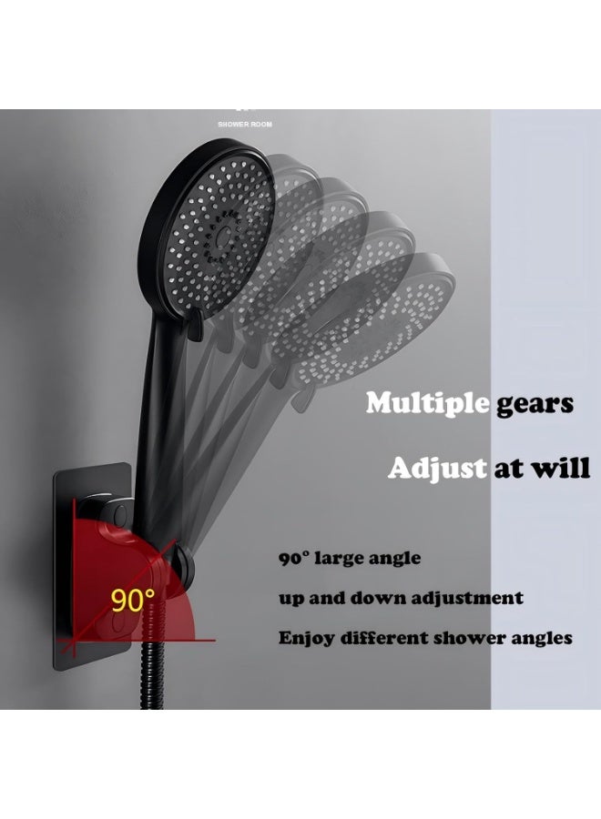 2 PCS Large Wall Mount Strong Adhesive Waterproof Handheld Shower Holder,Shower Head Holder - Image 5